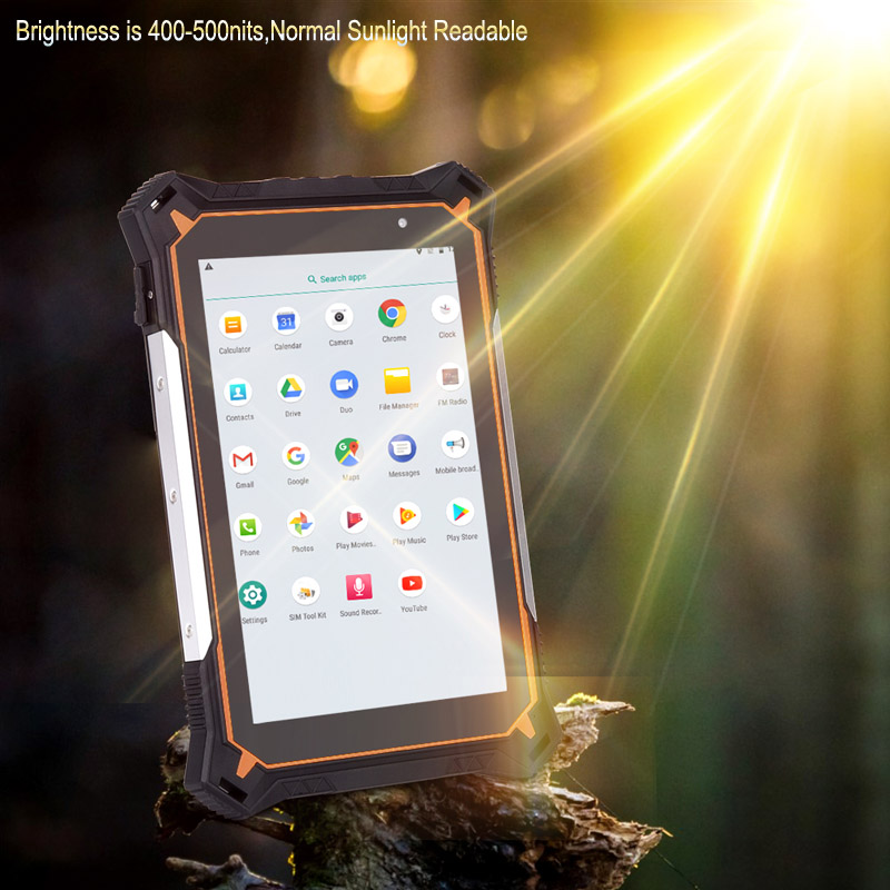 Hot Selling Cheapest Factory Fully Industrial Rugged Tablet PC with IP68 Certificated Waterproof Rugged Tablet for Outdoor Use