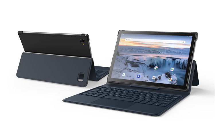 Laptop 2 in 1 Laptop 10.1 inch Android 10 WiFi Tablet 2 in 1 Keyboard Stylus Pen 4G RAM 64G ROM Educational Tablets