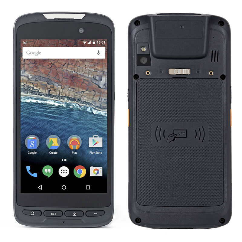 HiDON 5 inch PDA with GMS Certified Rugged Handheld Terminal 2G+32G NFC 1D/2D Barcode Scanner Android Data Collection Device