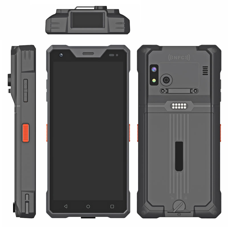 HiDON Cheapest Factory 5.5 Inch PDAs Warehouse Handheld Terminal Logistics Mobile Computer with NFC Barcode Fingerprint Scanner