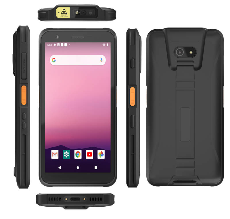 HiDON 5.7 inch PDA with GMS Certificate Android 10.0 Rugged Handheld Terminals 4G+64G NFC 2D Barcode Scanner Device