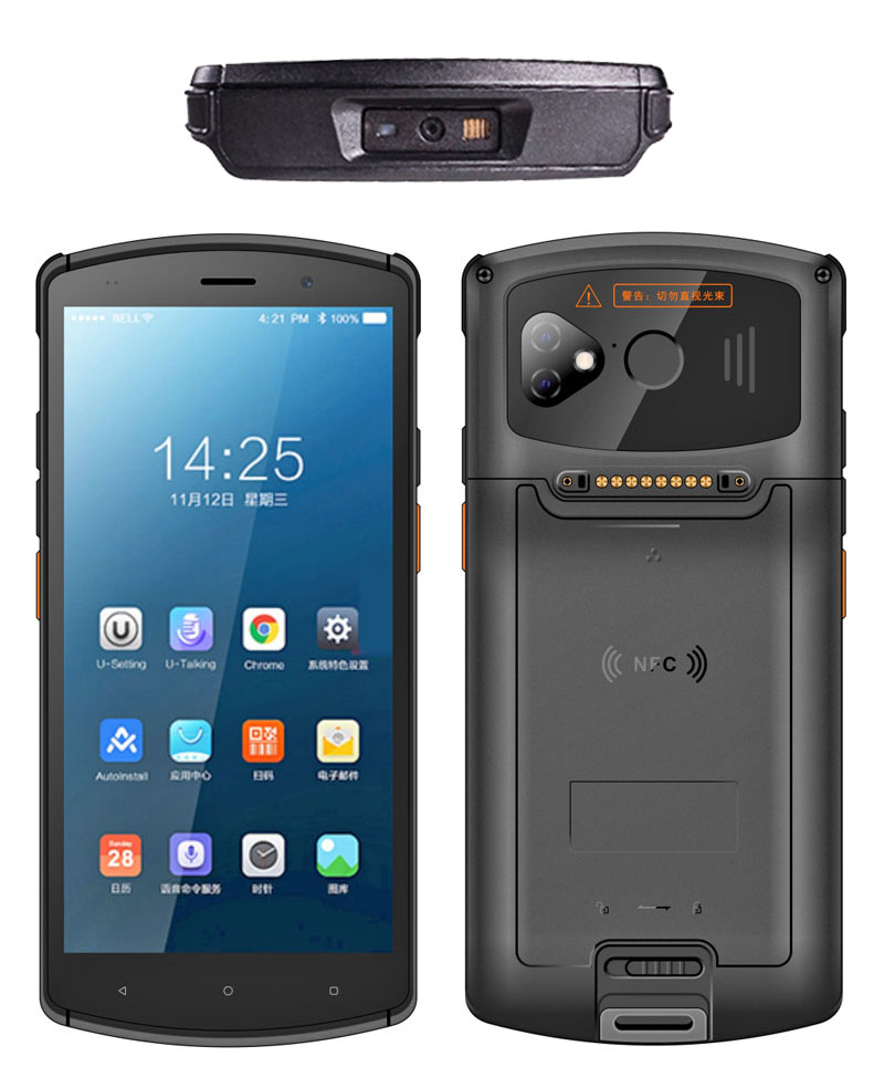 Cheapest Factory 5.7 Inch MTK6762 Octa-core Mobile Computing 64G/128GB Handheld Data Collector Rugged PDA with NFC & 2D Scanner