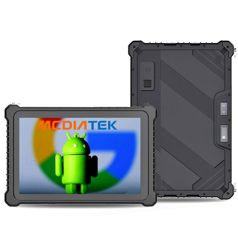 10.1Inch MediaTek MTK8788 Android 12.0 Rugged Tablets Pc with NFC Fingerprint RJ45 2D Barcode Scanner UHF RFID