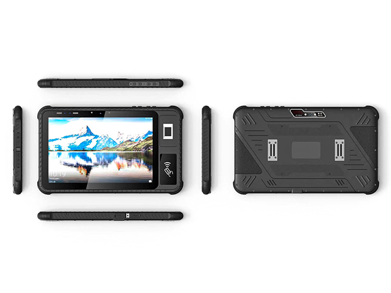 Hot Selling 10 Inch MTK8788 Waterproof Rugged Tablet PC Android 11 Fingerprint With NFC 8000Mah Barcode Scanner UHF RFID RJ45