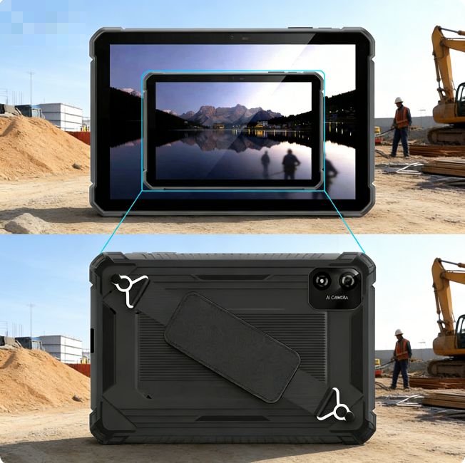 2026 Cheapest Factory Hot Selling 10" Rugged Tablet PC Android 15 FHD Screen with OTG GPS 8+128GB 12000mAh Waterproof Tablet