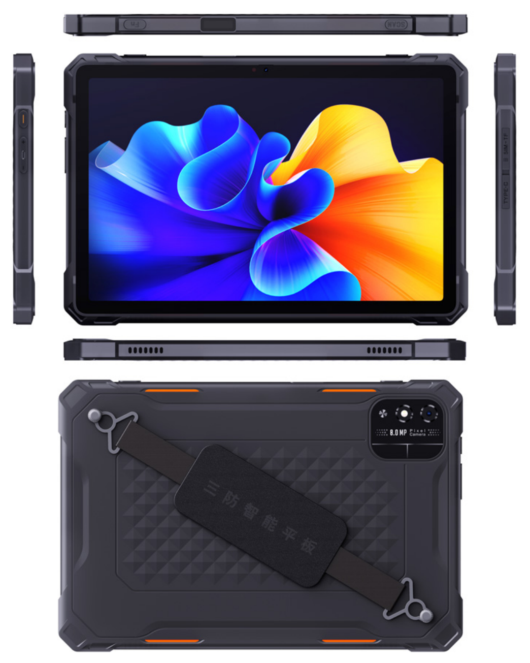 Cheapest Direct Factory Hot Selling 10 Inch IP68 Rugged Tablet MTK8781 Android 16 Waterproof Tablet PC 10000mAh 12+256GB Rugged Tablet PC