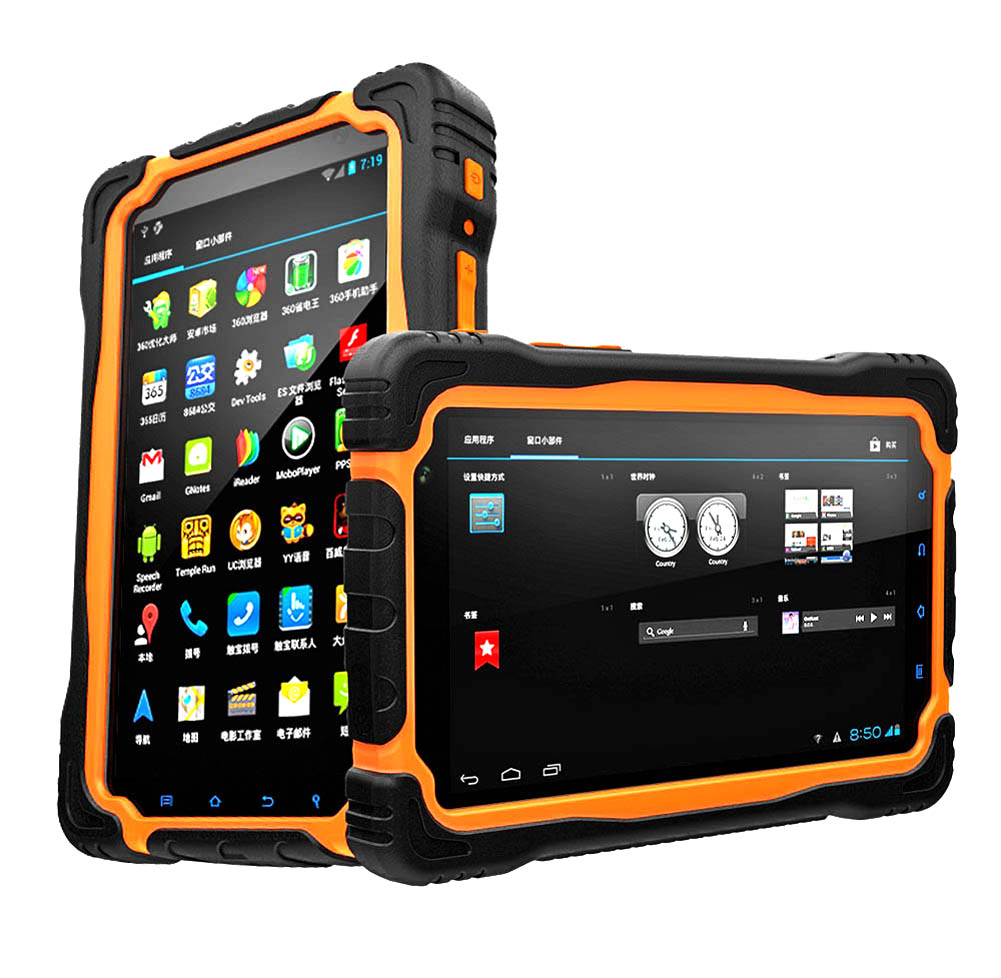 Highton Best 7 inch Android 6.0 Deca-core rugged tablets 4G/64G Strong Sunlight Readable Tablet pc 4G LTE with NFC UHF RFID
