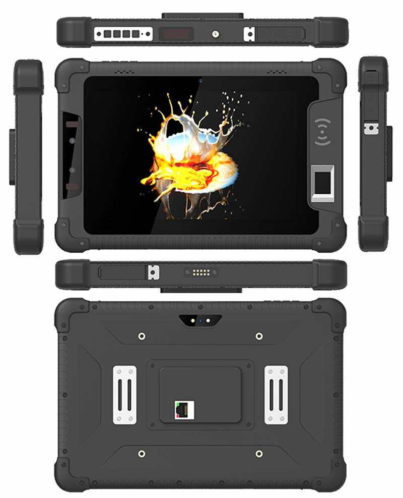 Hot Sale!! 8 inch 4G Wifi Optical Fingerprint scanner Industrial Android Rugged Tablet PC