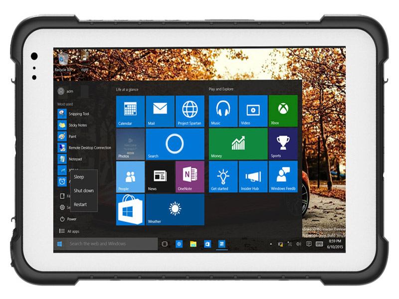 Cheapest Windows OS 2GB Ram 32GB Rom 8-inch Rugged Mobile Computer With IP67-Rated Rugged Industrial Tablet PCs