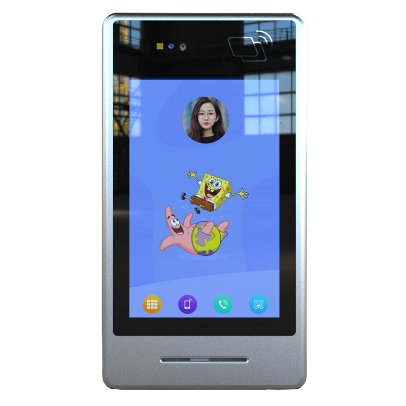 HiDON 7 Inch Linux LAN Port RS232 RS485 NFC 2D Scanner IC Card Reader Linux Ubuntu All-in-One PC or Linux Door Gate Validator