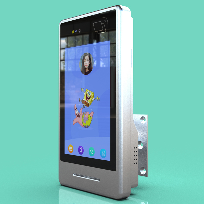 HiDON 7 inch Linux LAN port RS232 RS485 NFC 2D scanner IC Card reader Linux Ubuntu All-in-One PC or Linux Door Gate Validator