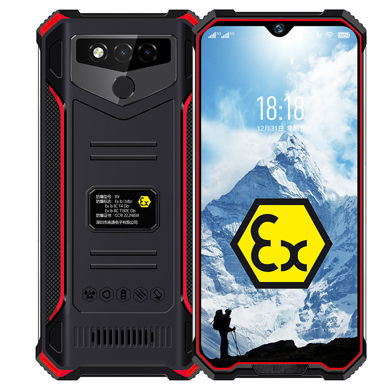 Cheapest Factory Explosion Proof Android Phone FHD GPS Octa-core Explosion-proof Phone 4+128GB Rugged ATEX Phone With PTT SOS