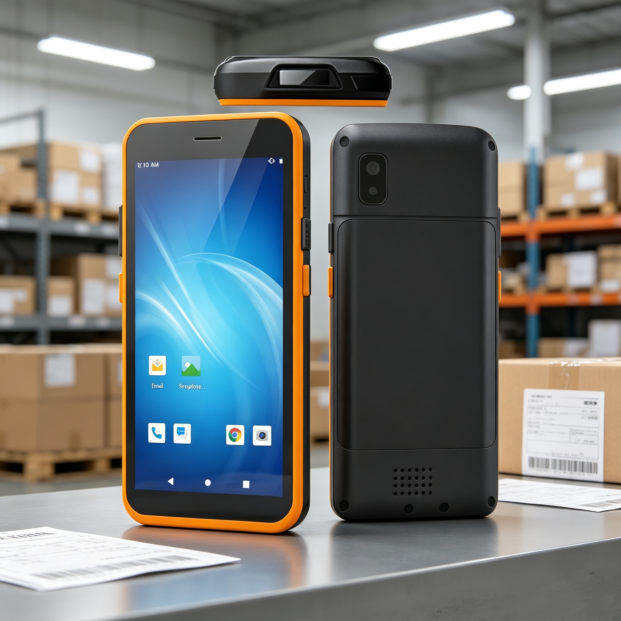 HiDON Direct Factory 5.5Inch PDA Handhelds with Honeywell 2D Qr Code Barcode Scanner for Logistics/Warehouse Data Collector