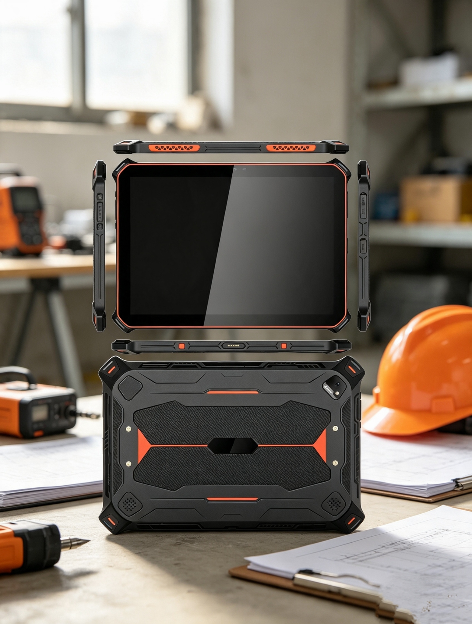 10.1inch Rugged Tablet MTK8781 Android 14 Rugged Tablet With NFC GPS OTG 8+128GB IP68 Waterproof Tablet Industrial Tablet PC